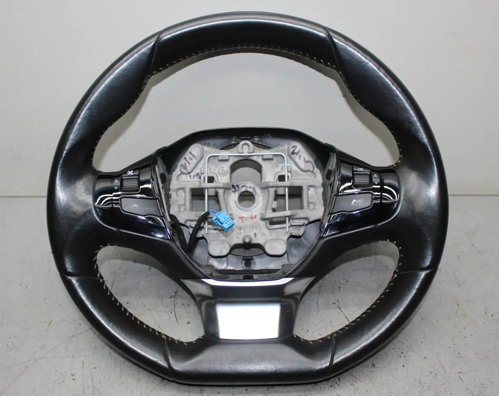 Multifunktion Leder Lenkrad 96750123XU 6225869 Peugeot 308 II Bj.14 - Bild 1