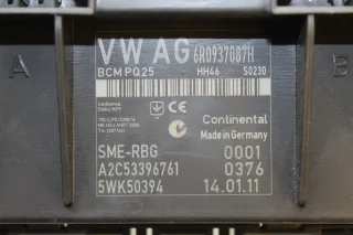Komfortsteuergerät BCM Steuergerät 6R0937087H VW Polo V 6R 1.6 TDI Bj.11 - Bild 3