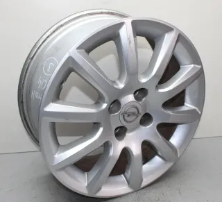 1x Alufelge 4-Loch! Felge 6,5J x 16 H2 ET37 LK 4x100 Opel Astra H Bj.04 (3) - Bild 1