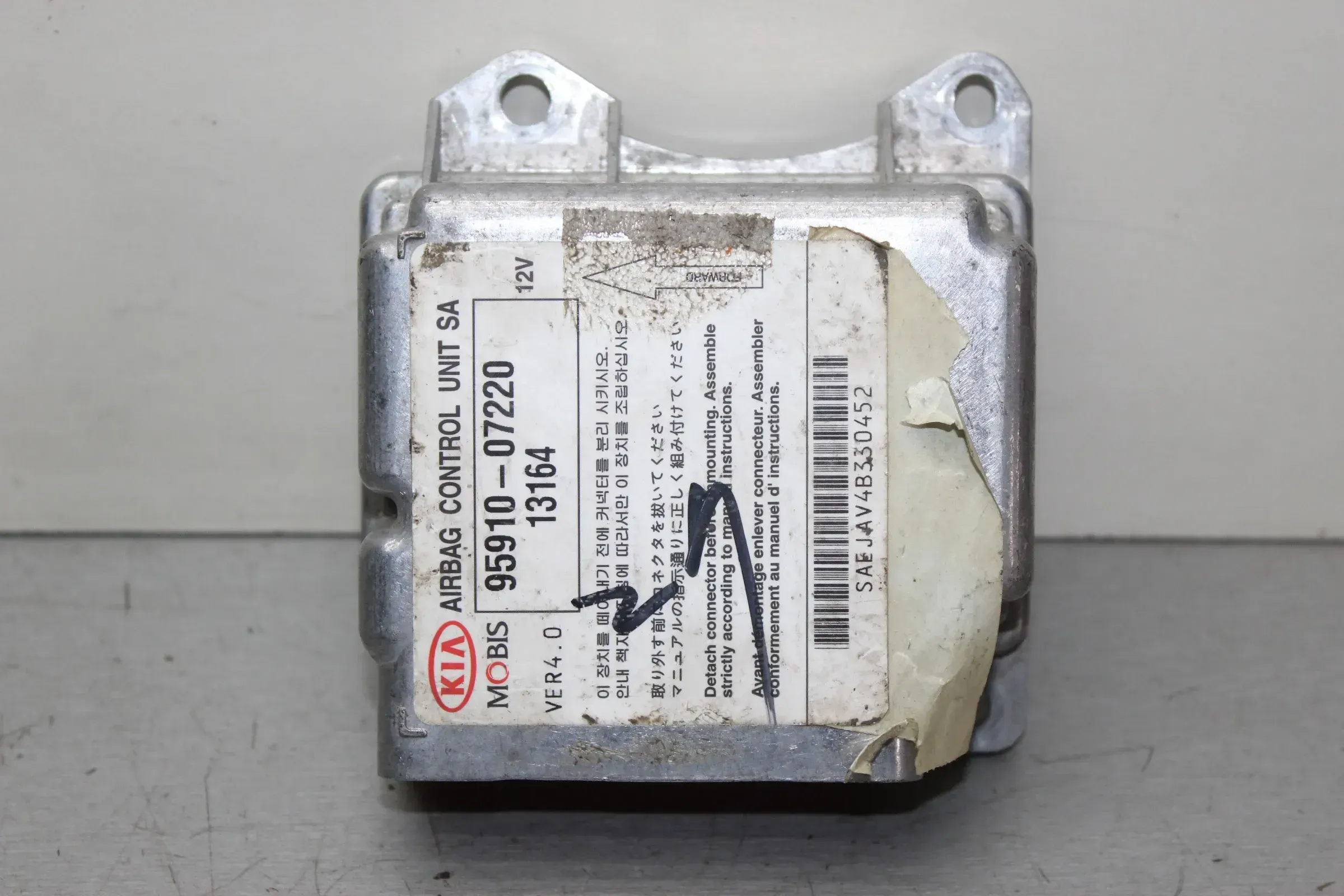 Steuergerät Airbagsteuergerät 95910-07220 KIA Picanto SA BA Bj.07 - Bild 1