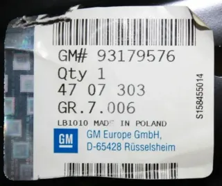 Original Opel GM Vorderrahmen Längsträger vorne links Agila A - 93179576 - Bild 2