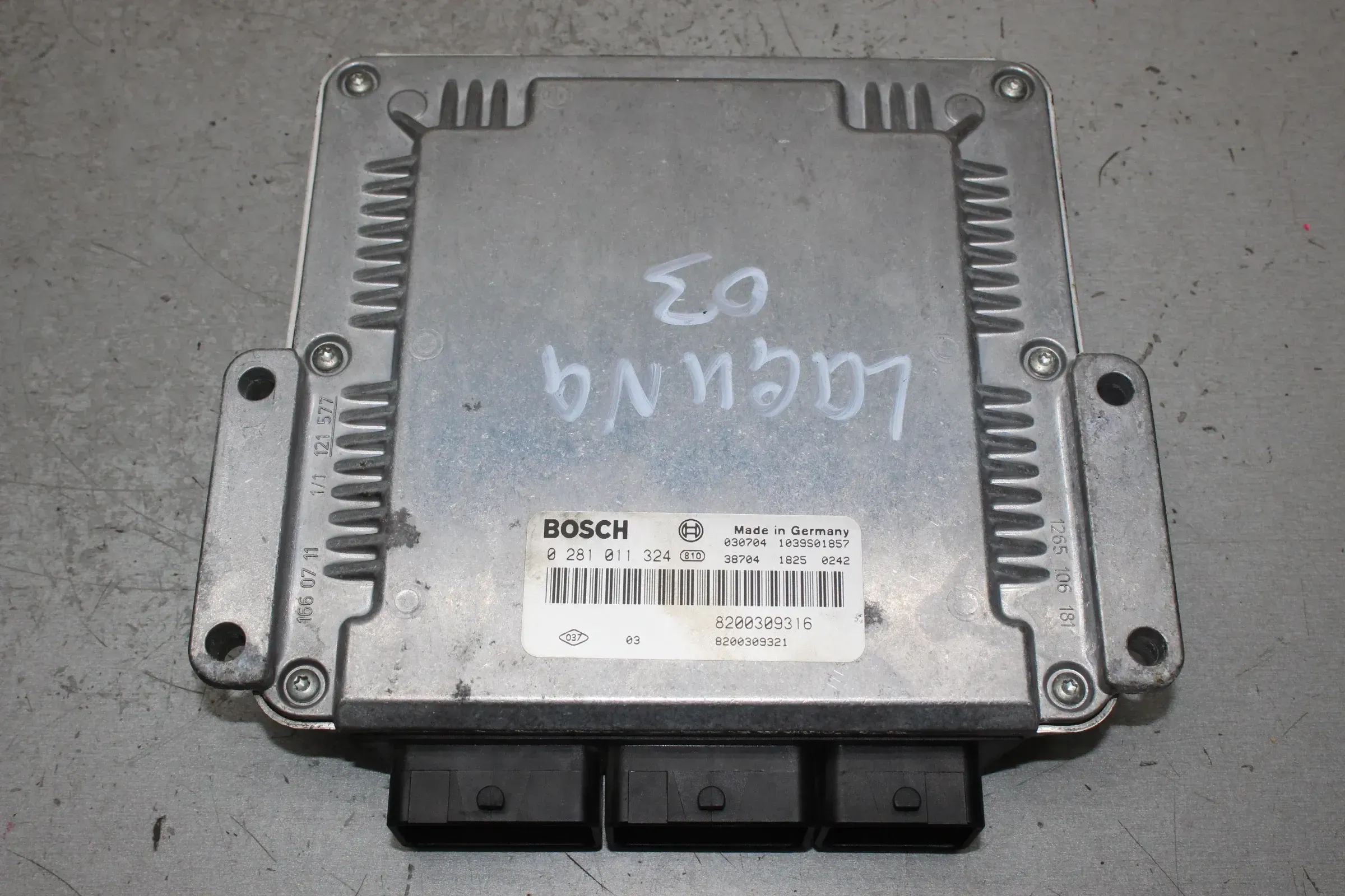 Motorsteuergerät 8200309316, 0281011324 Renault Laguna 2 II 1.9 DCI Bj.03 - Bild 1