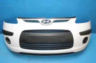 Stoßstange Kühlergrill Stoßfänger vorne 86512-0X000 Weiss Hyundai i10 PA Bj.09 - Bild 1