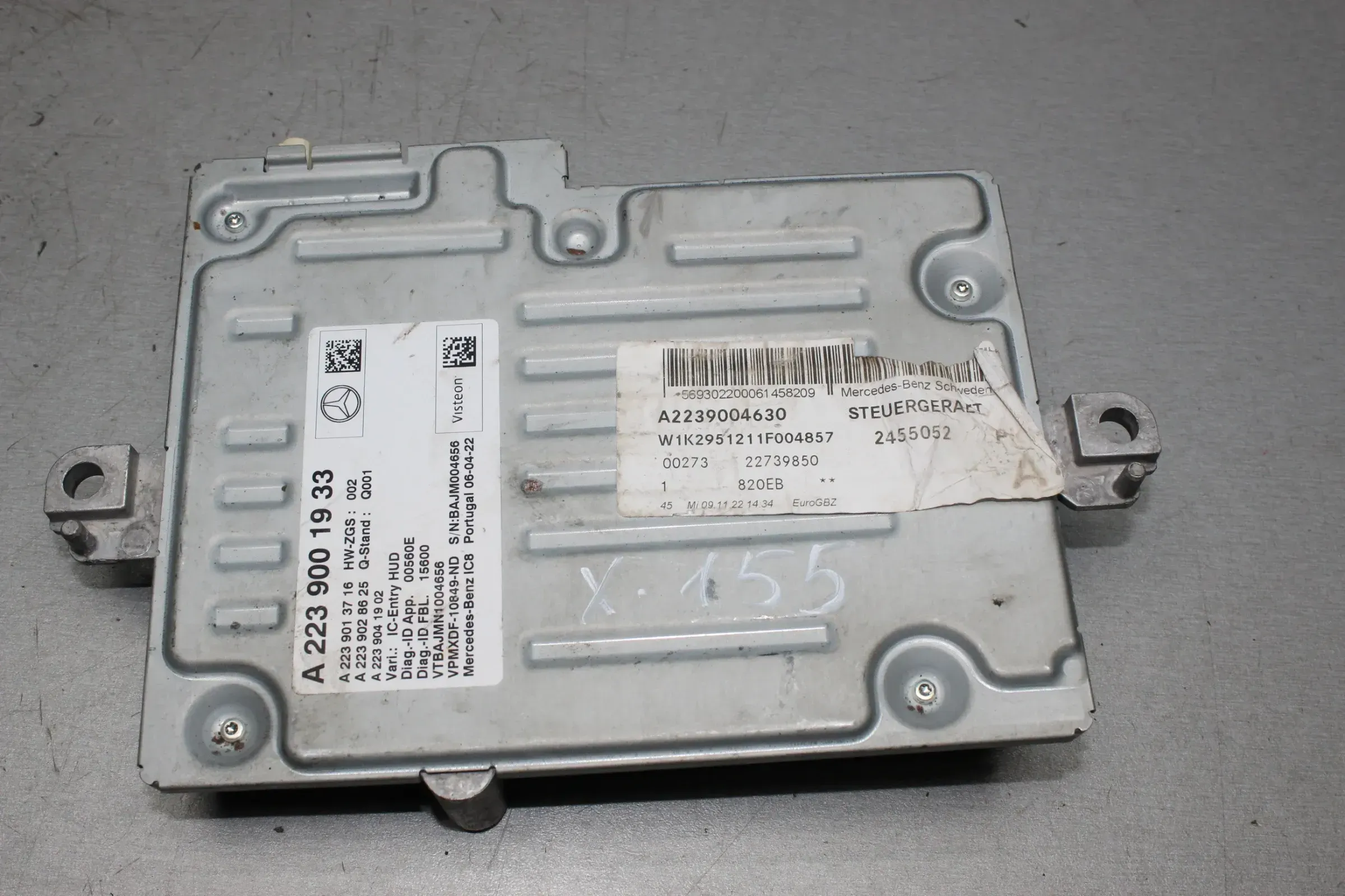 Mercedes Benz W223 Steuergerät Tachometer A2239001933 A2239013716 A2239004630 - Bild 1