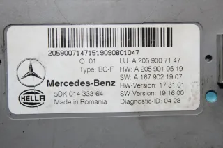Mercedes Benz W205 Steuergerät BC-F Modul SAM A2059007147, A2059019519 - Bild 2