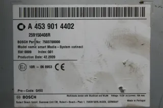 Smart ForTwo III 453 Bildschirm Media Radio GPS Navi Navigation A4539014402 - Bild 7