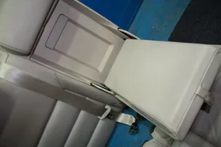 Rücksitzbank Rücksitz Sitz hinten Teilleder Beige Skoda Octavia II 1Z5 Kombi - Bild 3