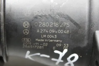 Luftmassenmesser Luftmengenmesser A2740940048 0280218275 Mercedes Benz W204 W212 - Bild 2