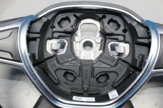 Kunststoff Lenkrad mit Modul 484001085R 985701142R Dacia Logan MCV 2 II Bj.19 - Bild 3