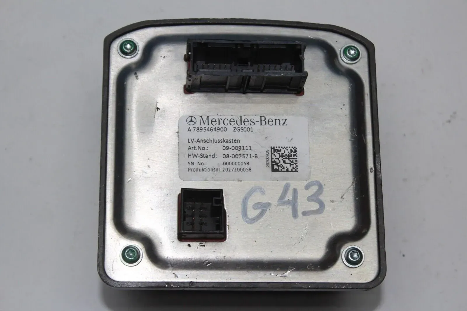 Mercedes Benz Steuergerät Verteiler LV- Anschlusskasten A7895464900 ZGS001 - Bild 1