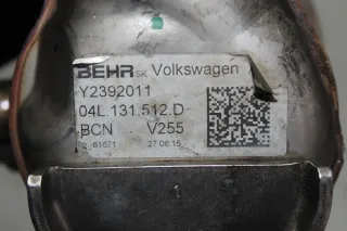 AGR-Kühler Abgaskühler 04L131501C, 04L131512D Skoda Octavia III 5E 1.6 TDI Bj.15 - Bild 6