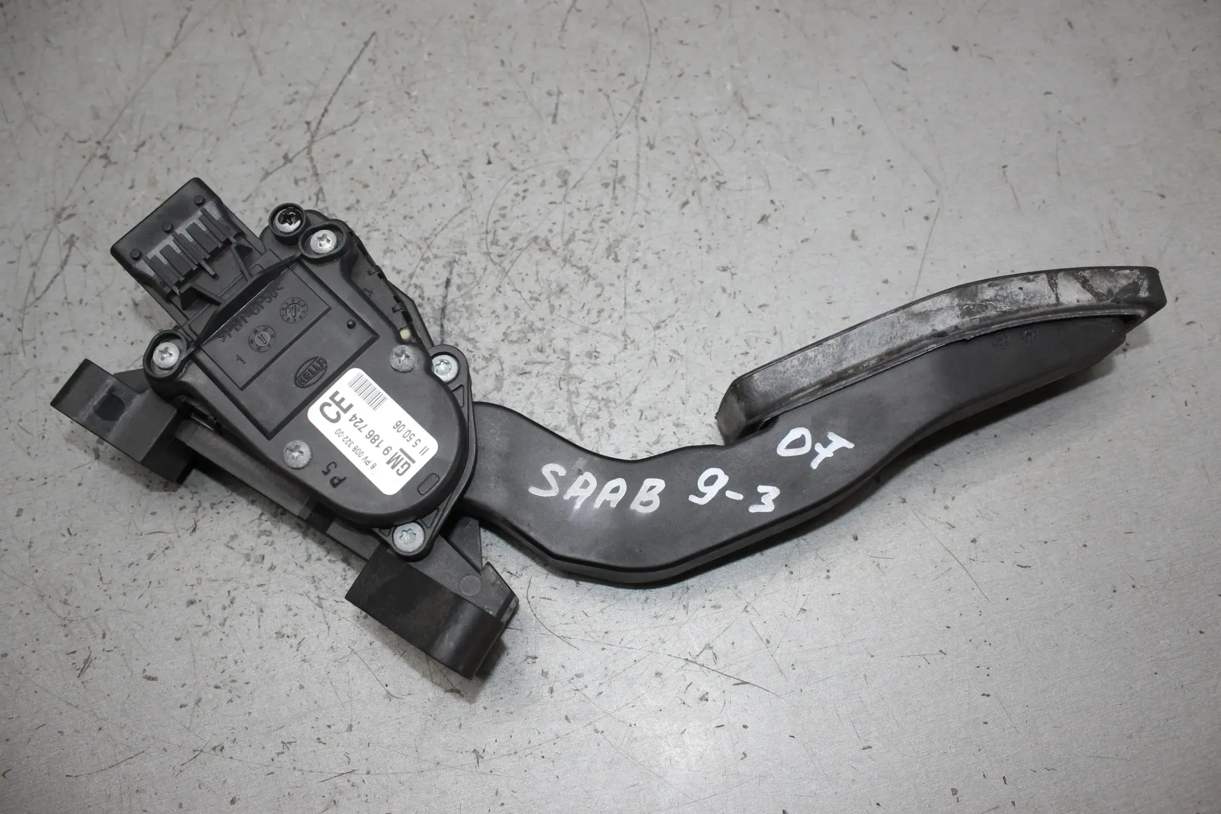 Gaspedal Pedal Gaswertgeber 9186724 Saab 9-3 YS3F 2.0 T Bj.07 - Bild 1