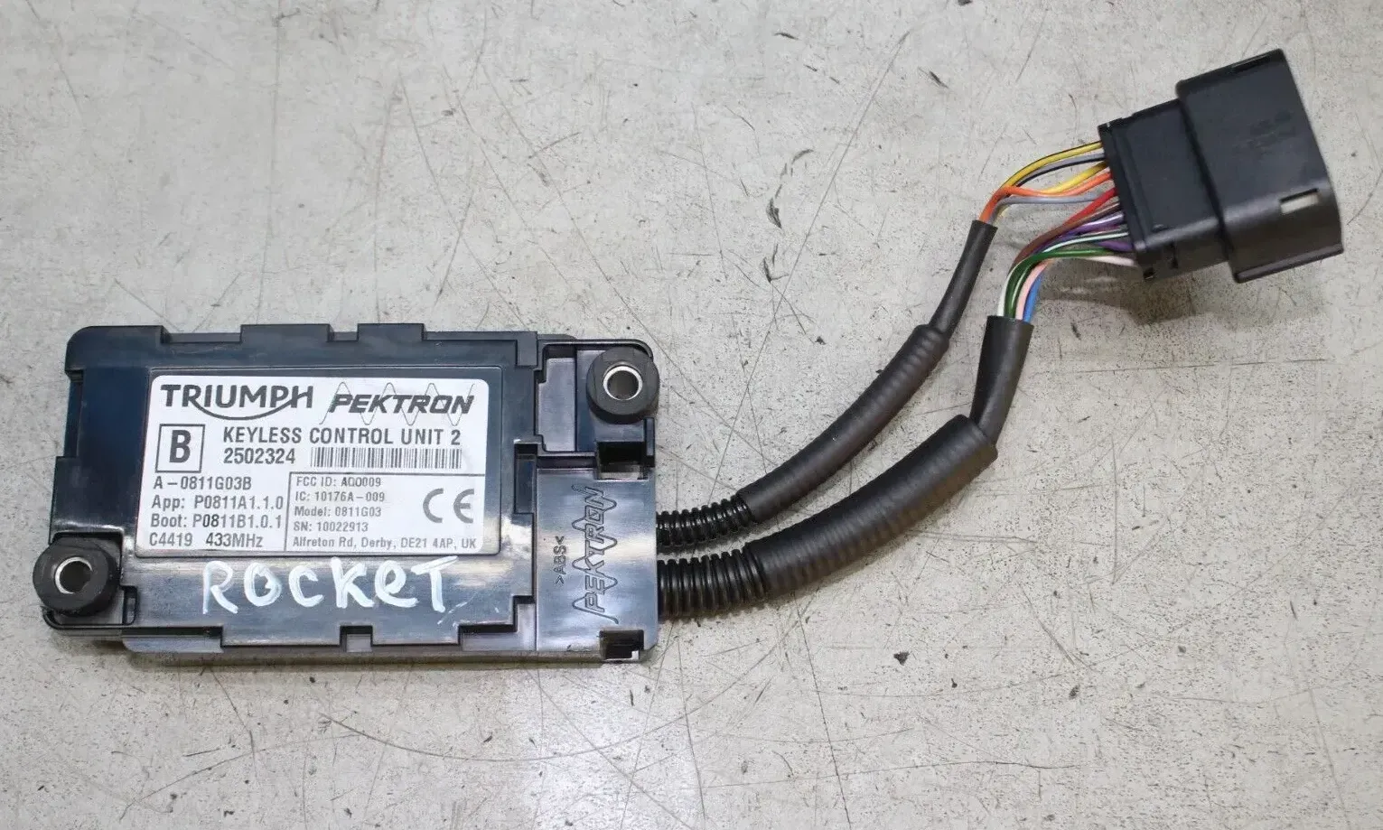 Triumph Rocket 3 GT Bj.2020 Steuergerät KeyLess Control Unit 2, 2502324 - Bild 1