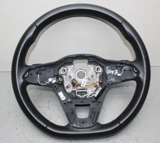 VW Golf 8 VIII Leder Lenkrad Schaltwippen 5H0419093 5H0959542L ohne Anbauteile - Bild 1