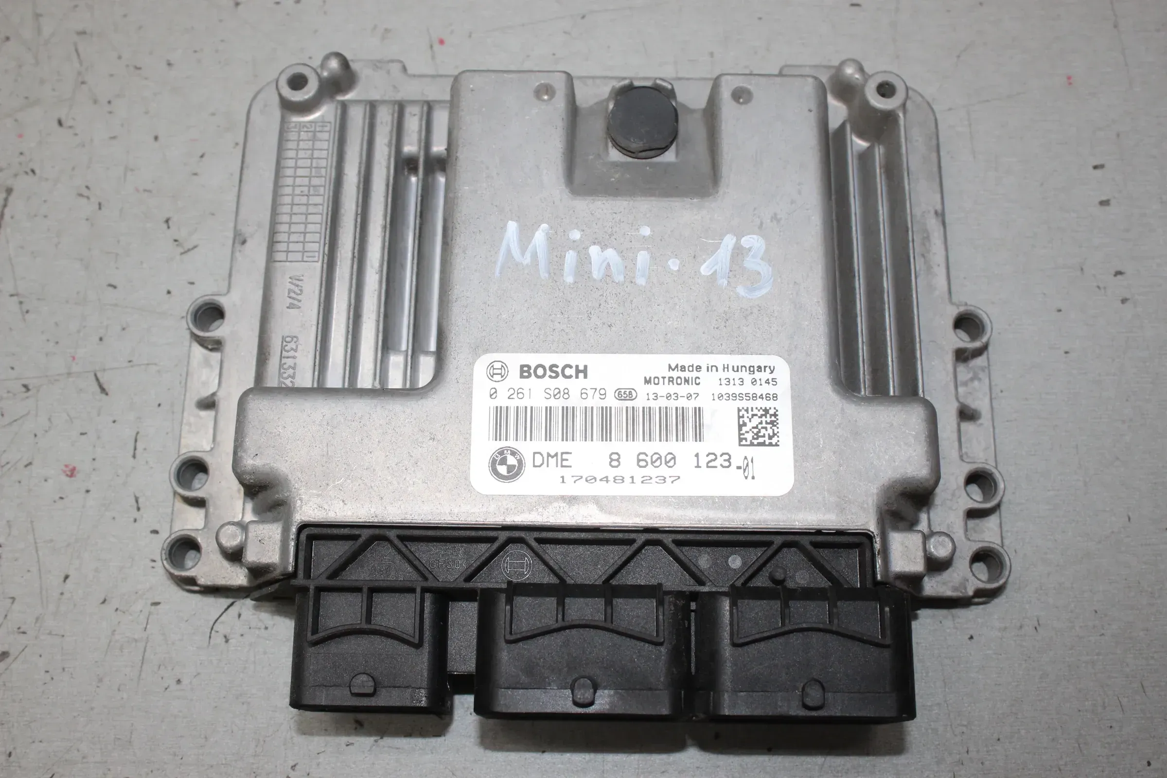 Motorsteuergerät Steuergerät DME 8600123, 0261S08679 MINI Cooper R58 N16 Bj.13 - Bild 1