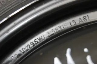 Ersatzrad Reserverad 3.5Bx15 ET35 LK 4x100 115/70 R15 90M MINI Cooper R58 Bj.13 - Bild 4