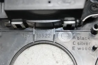 Verkleidung mit Uhr Sitzheizung Schalter Becherhalter Ford Mondeo III BWY Bj.01 - Bild 10