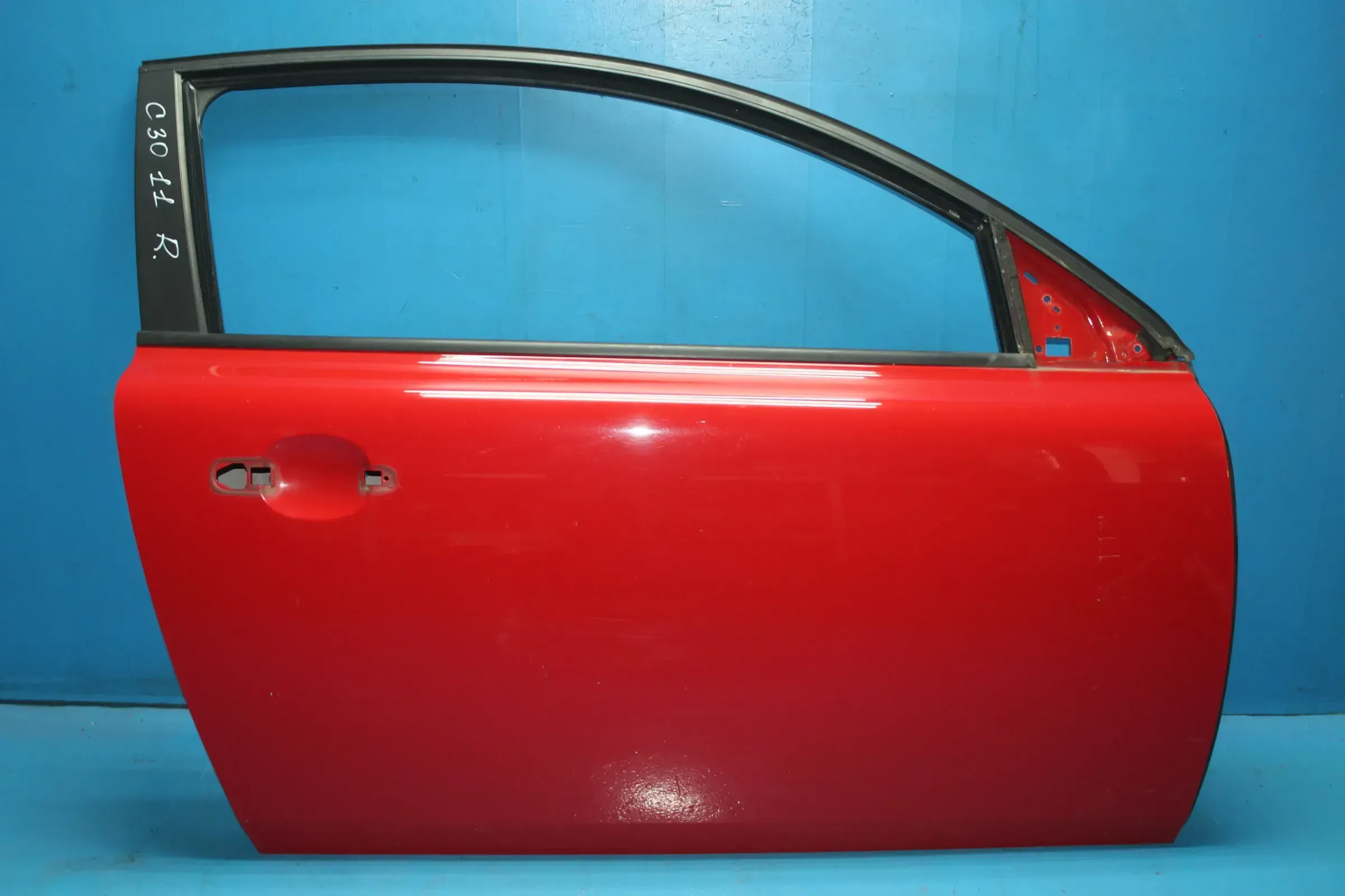 Beifahrertür Tür vorne rechts Rot 612 Volvo C30 D4 Facelift Bj.11 2-türig - Bild 1