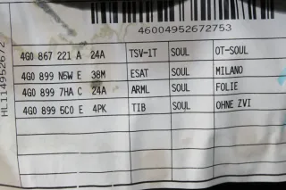 Leder SOUL Türverkleidung Türpappe hinten links Audi A6 4G C7 Bj.12 - Bild 10