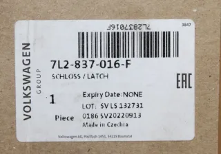 NEU Original Türschloss ZV Schloss vorne rechts 7L2837016F VW T6 - Bild 2