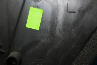 VW Passat 3C B7 Bj.11 Türverkleidung Türpappe hinten links 3AE867211 - Bild 5