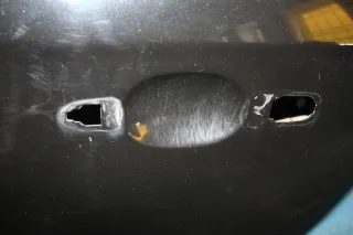 Tür hinten links mit Türscheibe Schwarz 891 Fiat Bravo II 198 Bj.08 - Bild 3