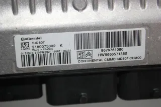 Motorsteuergerät 9676761080 9666571380 Peugeot 5008 I 1.6 HDI Bj.11 - Bild 4