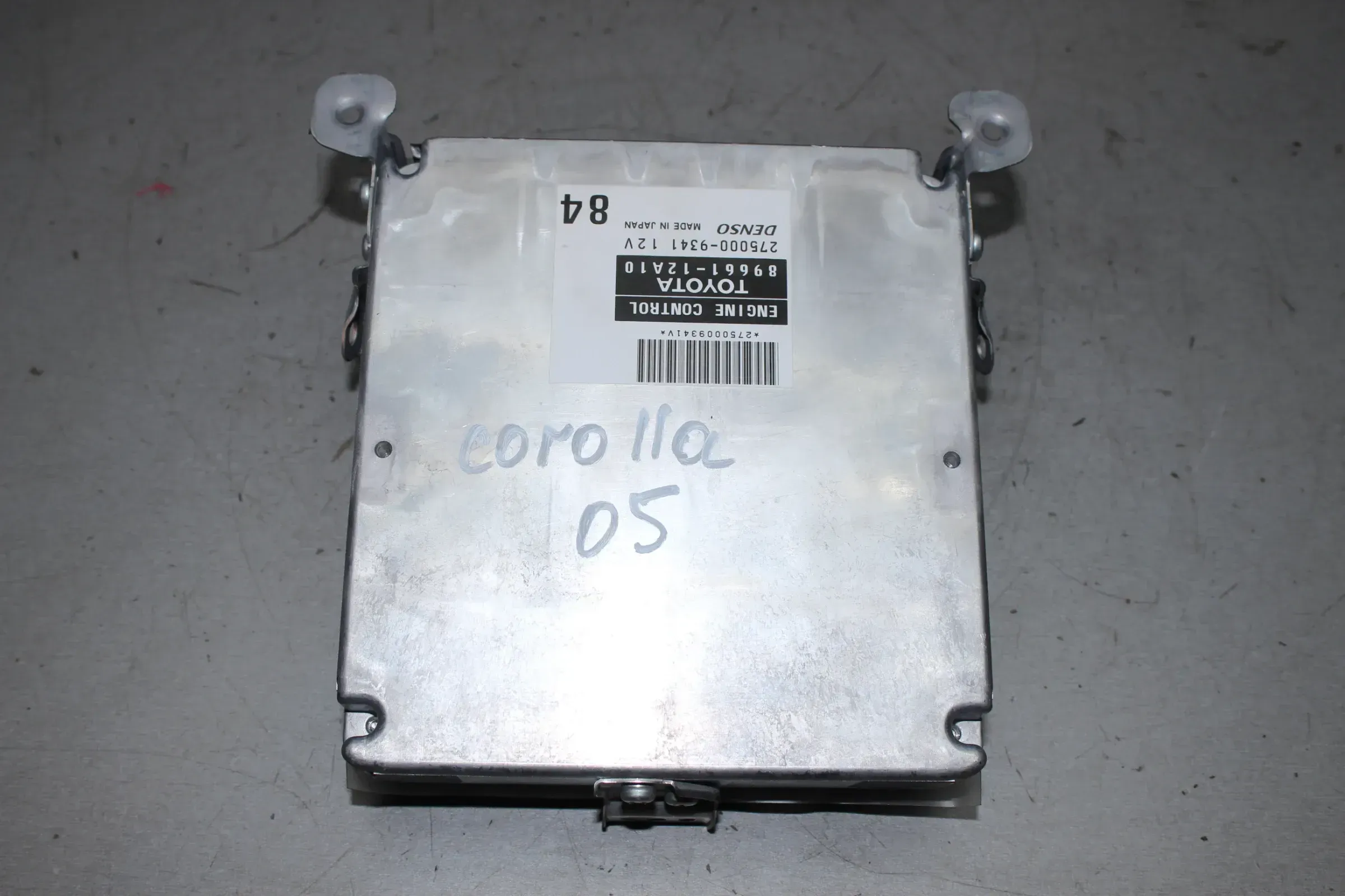 Motorsteuergerät Steuergerät 89661-12A10 275000-9341 Toyota Corolla E12 1.6 VVT-i 81 kW Bj.05 - Bild 1