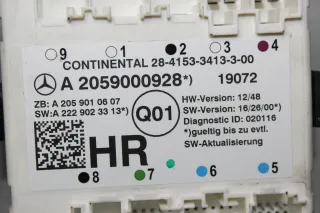 Türsteuergerät Steuergerät hinten rechts A2059000928 Mercedes Benz GLC X253 Bj19 - Bild 2