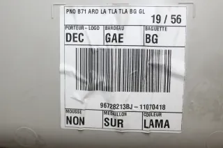 Türverkleidung Türpappe hinten rechts 96728213BJ Citroen C4 II NC Bj.13 - Bild 6