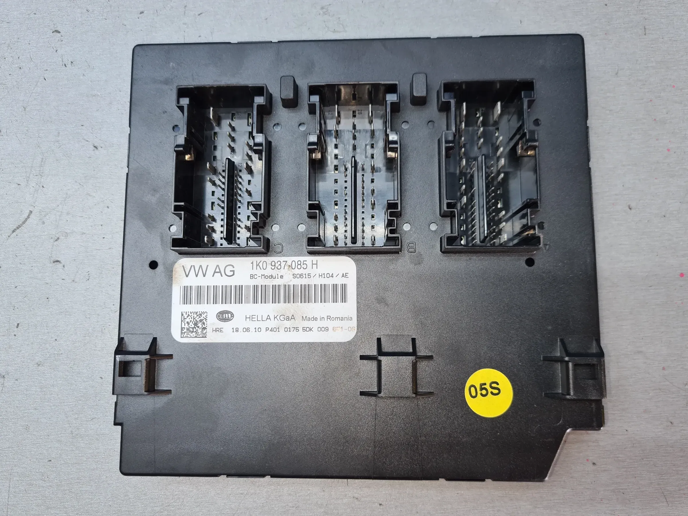 Komfortsteuergerät BC Modul Bordnetzsteuergerät 1K0937085H VW Golf VI 5K1 Bj.10 - Bild 1