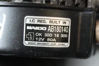 Lichtmaschine 80A Generator AB180140 KIA RIO I DC 1.5 16V Bj.04 - Bild 4