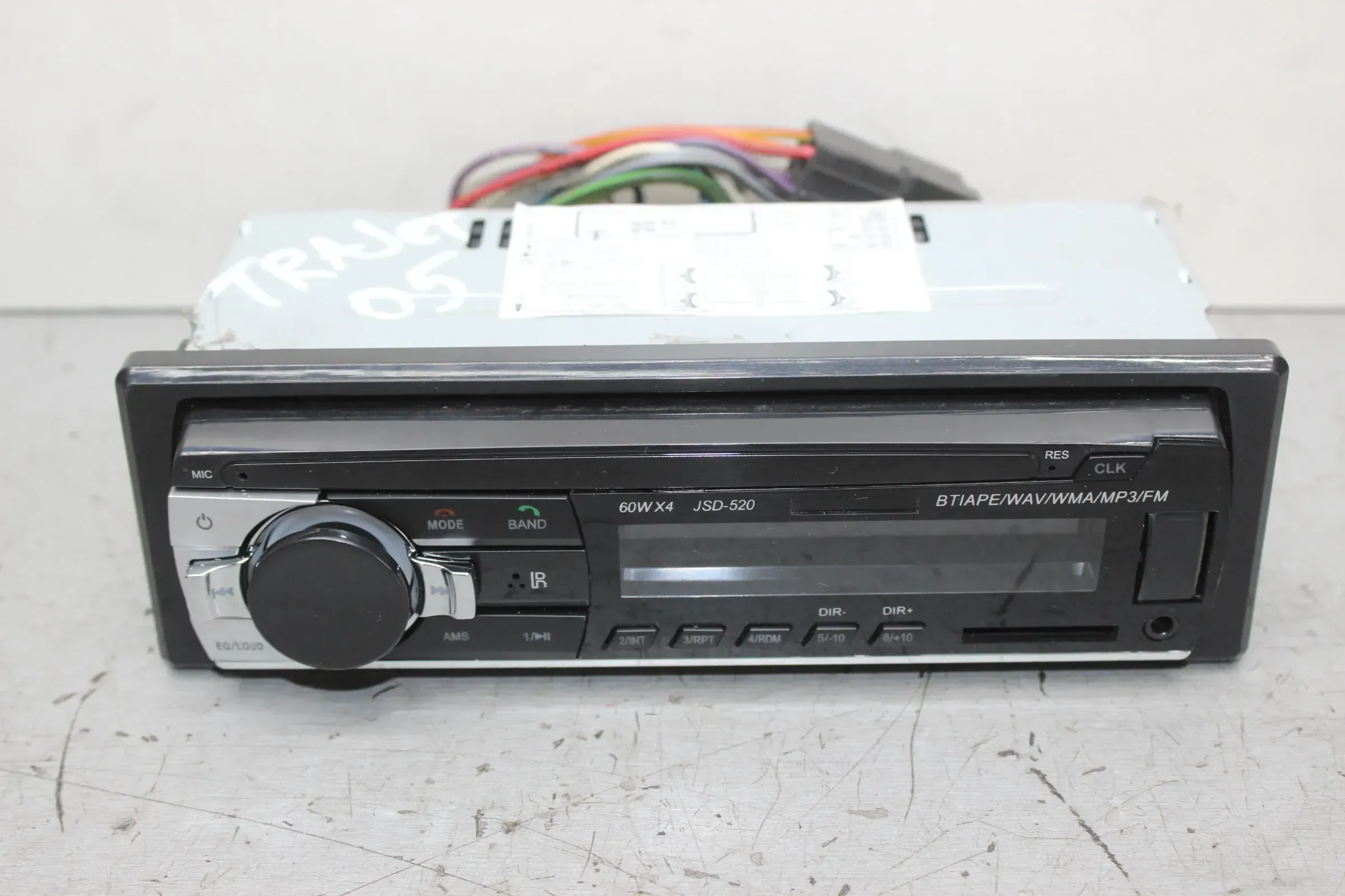 JSD-520 Bluetooth 1-DIN Autoradio Radio 60Wx4 MP3 FM - Bild 1