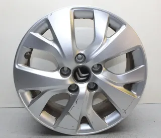 1x Alufelge 6,5Jx16 ET47 LK 5x108 Felge 9677089777 Citroen C4 Picasso II Bj17 (2 - Bild 2