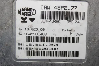 Motorsteuergerät Steuergerät 9645989480, IAW 48P2.77, Peugeot 206 1.1 Bj.05 - Bild 3