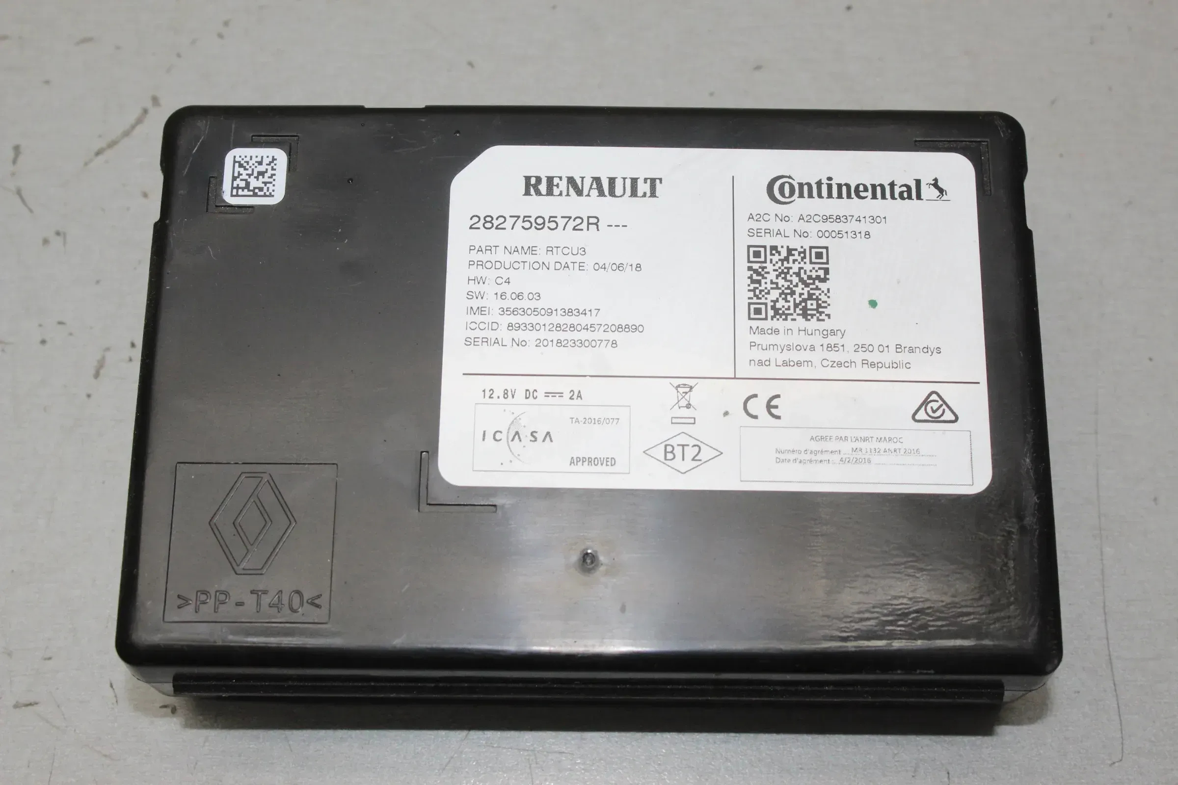 Steuergerät Multimedia 282759572R Renault Kangoo II 2 KW_ Bj.18 - Bild 1