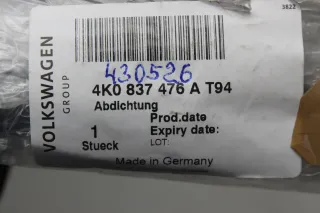 Fensterschachtabdichtung mit Zierleiste vorne rechts 4K0837476A Audi A6 S6 4A - Bild 10