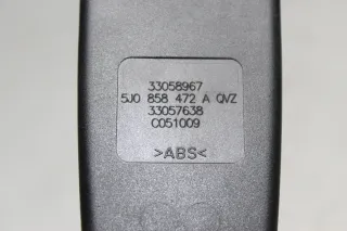 Gurtschloss Gurtpeitsche vorne rechts 5J0858472A Skoda Fabia 2 II 5J Bj.09 - Bild 2