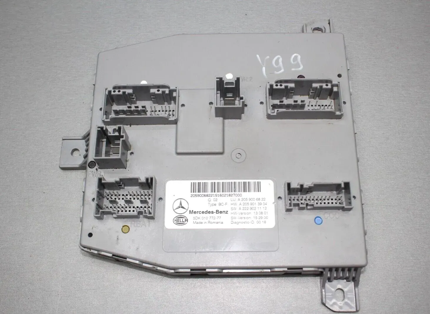 Mercedes Benz W205 Bordsteuergerät BC-F Steuergerät A2059006822 A2059013904 - Bild 1