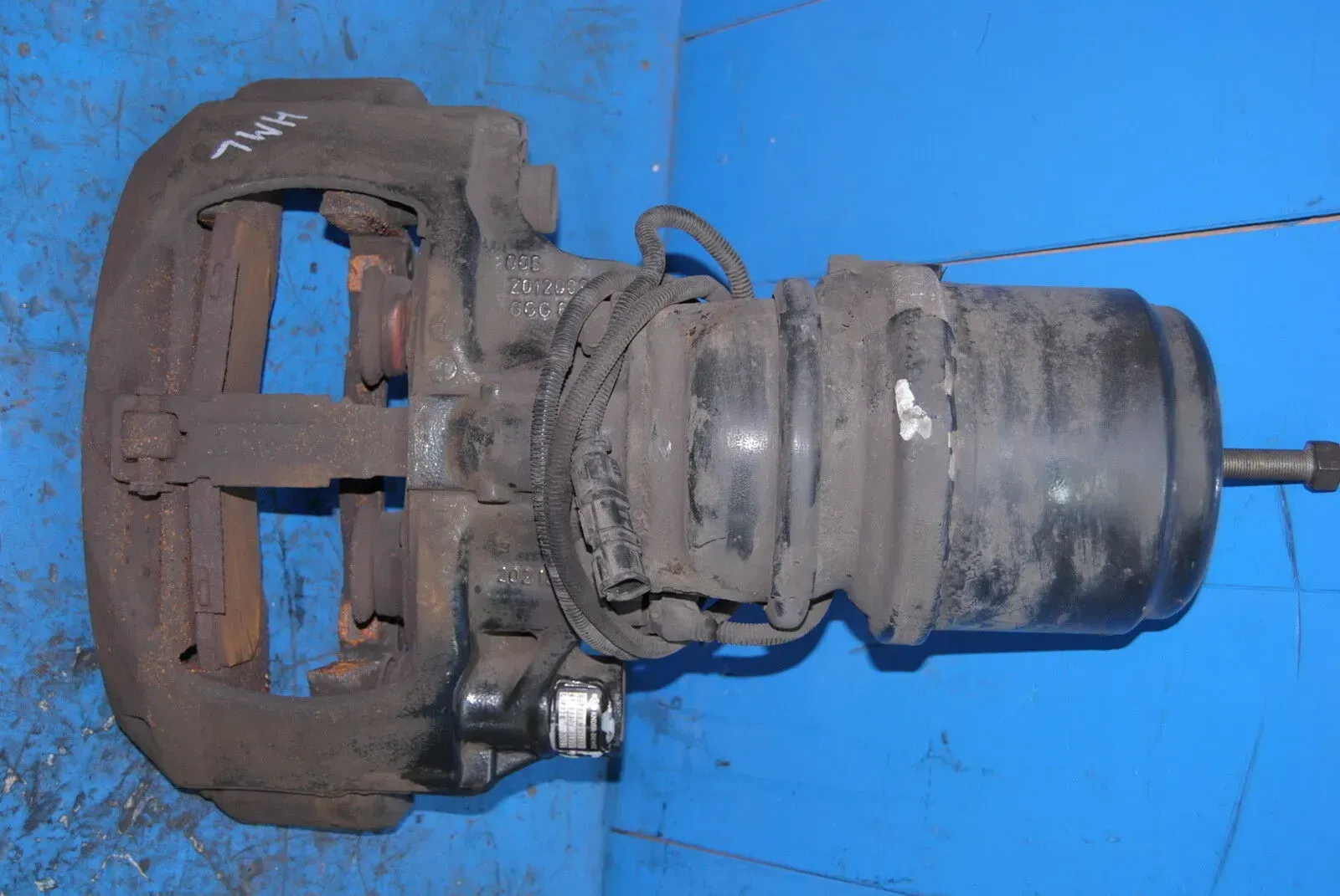 MAN TGA Bj.2007 Bremssattel mit Zylinder SN7096 Knorr Bremse 81508046502 hinten links - Bild 1