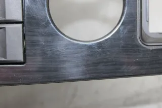 Verkleidung mit Uhr Sitzheizung Schalter Becherhalter Ford Mondeo III BWY Bj.01 - Bild 6