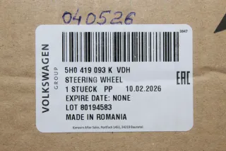 VW Golf 8 VIII Leder Lenkrad Schaltwippen 5H0419093, 5H0959542L ohne Anbauteile - Bild 10
