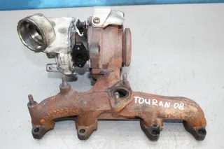 Turbolader Turbo Lader 03G253010, GT1646V VW Touran 1T2 2.0 TDi 103 KW Bj.08 - Bild 2