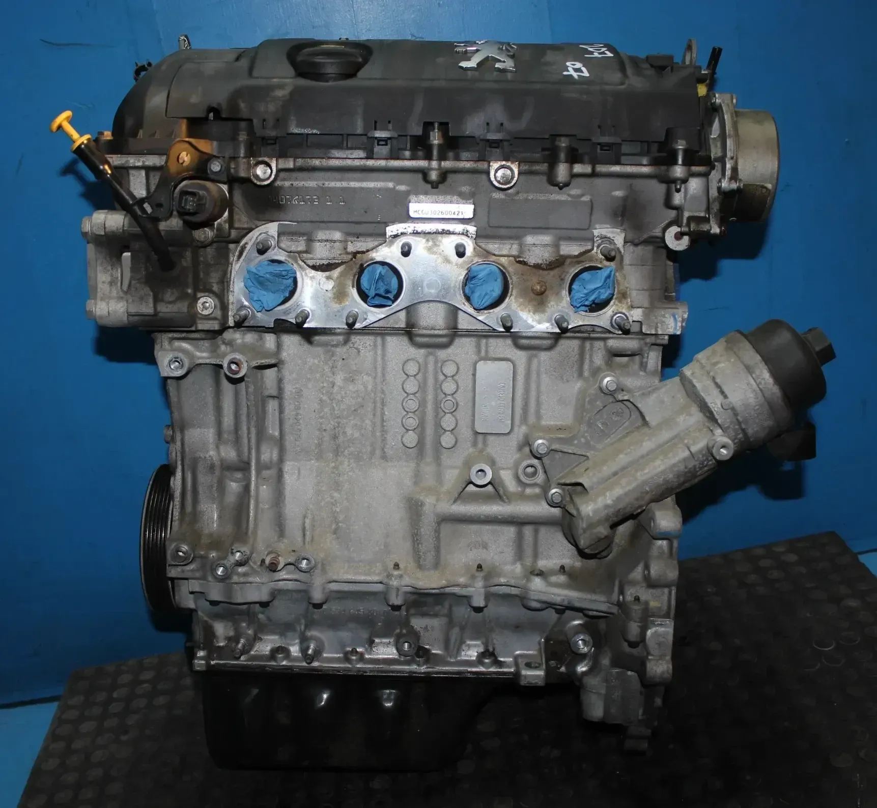 Benzin Motor 88 kW code PSA5FW ohne Anbauteile Peugeot 207 WA 1.6 16V VTi Bj.07 - Bild 1