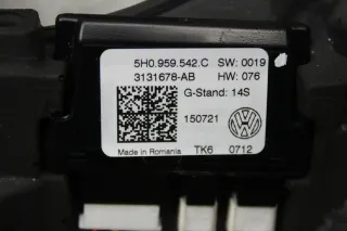 VW Golf 8 VIII Leder Lenkrad Schaltwippen 5H0419093 5H0959542C ohne Anbauteile - Bild 2