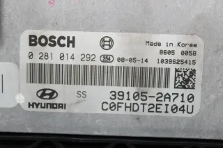Motorsteuergerät 39105-2A710 0281014292 Hyundai i30 FD 1.6 CRDi Bj.09 - Bild 2