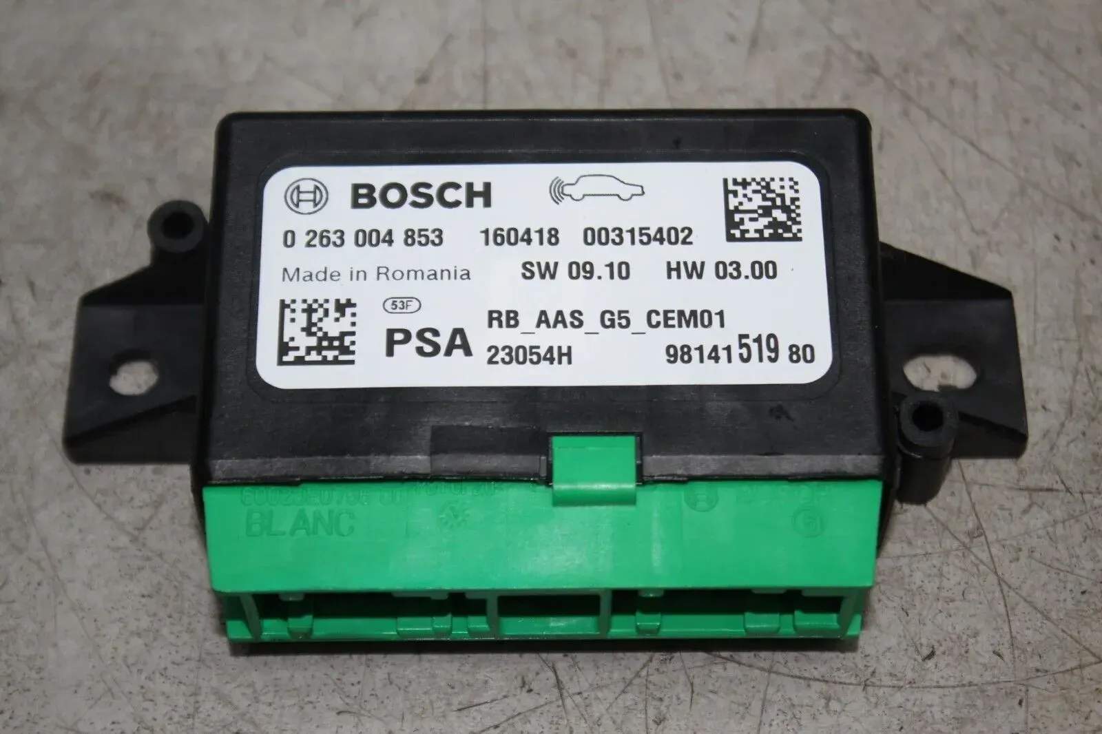 PDC Steuergerät Einparkhilfe 9814151980 0263004853 Peugeot 508 I 8D Bj.16 - Bild 1