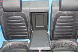 VW Passat CC 357 Leder Sitz hinten Rücksitz Rücksitzbank - Bild 6
