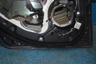 Tür hinten links mit Türscheibe Peugeot 508 I 8D Bj.16 Farbe Schwarz / EEHD - Bild 8