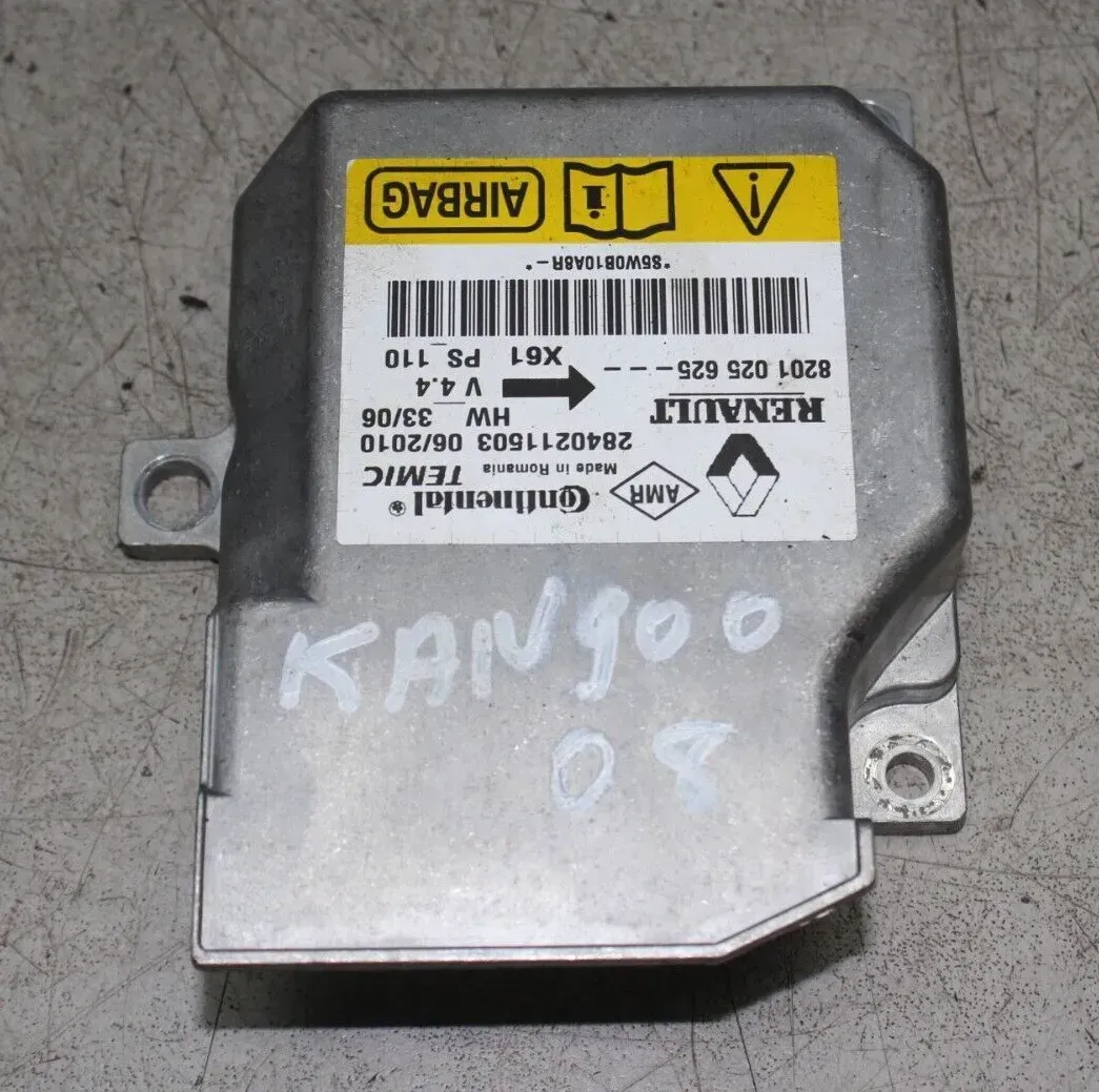 Airbagsteuergerät Steuergerät 8201025625 2840211503 Renault Kangoo II 2 KW Bj.08 - Bild 1